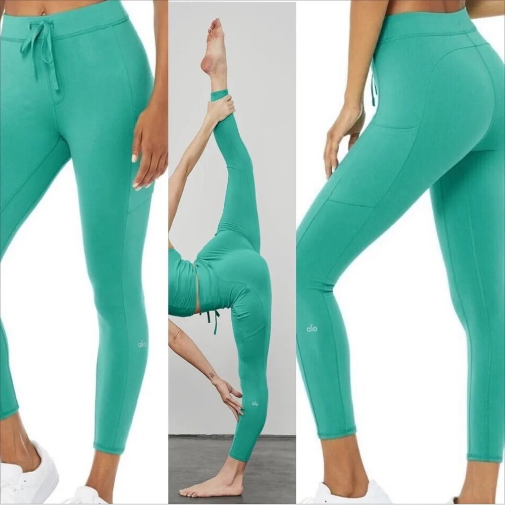 ALO Yoga 7/8 High-Waist Checkpoint Legging